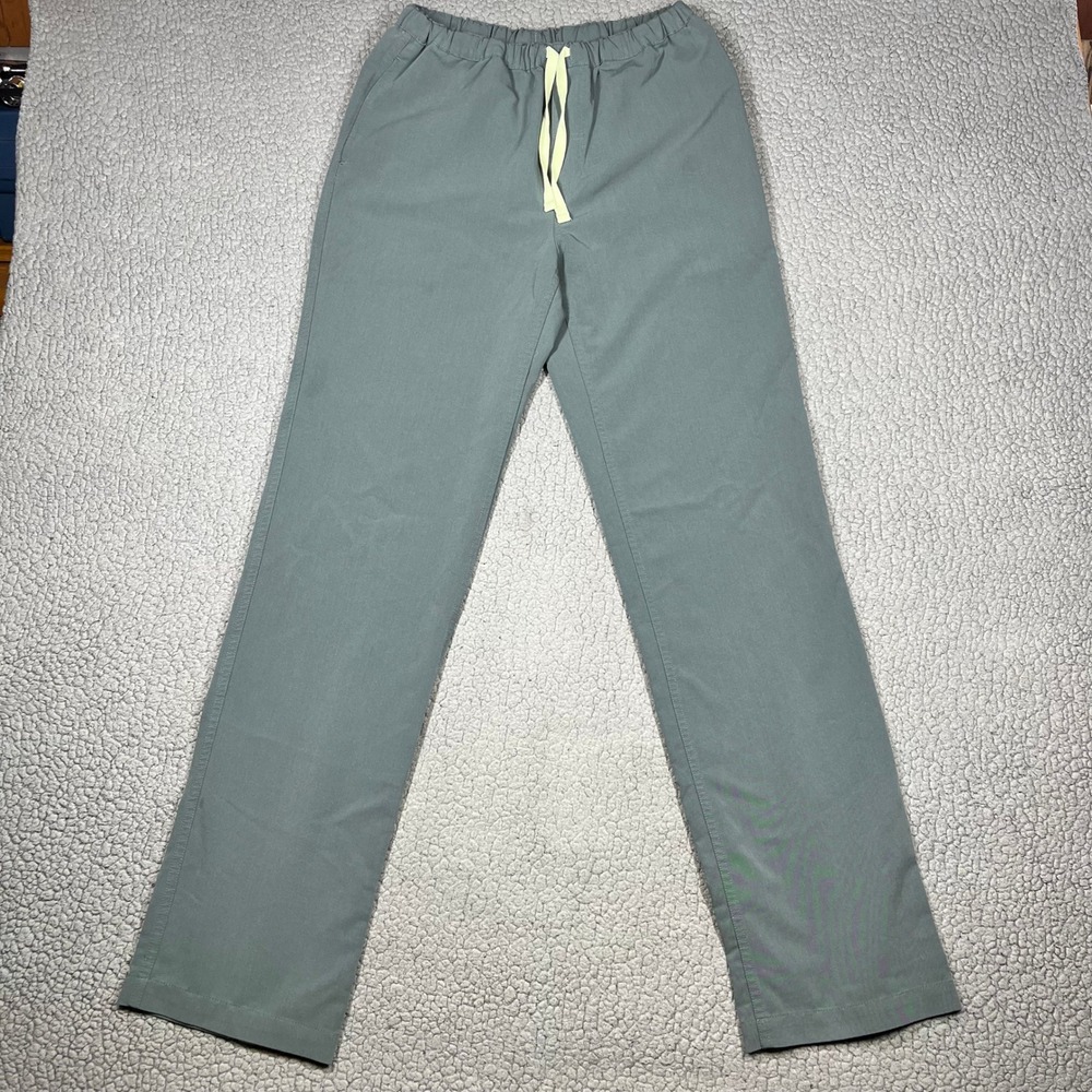 FIGS Scrub Pants Women S/T Technical Collection Drawstring Sage Green Medical